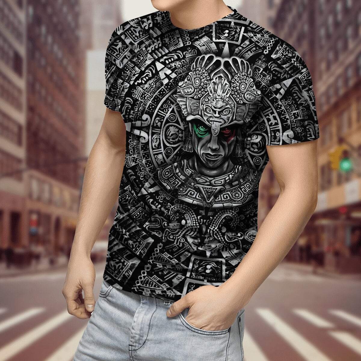 XS-4XL Aztec short sleeve Harajuku tee - 9 STYLES