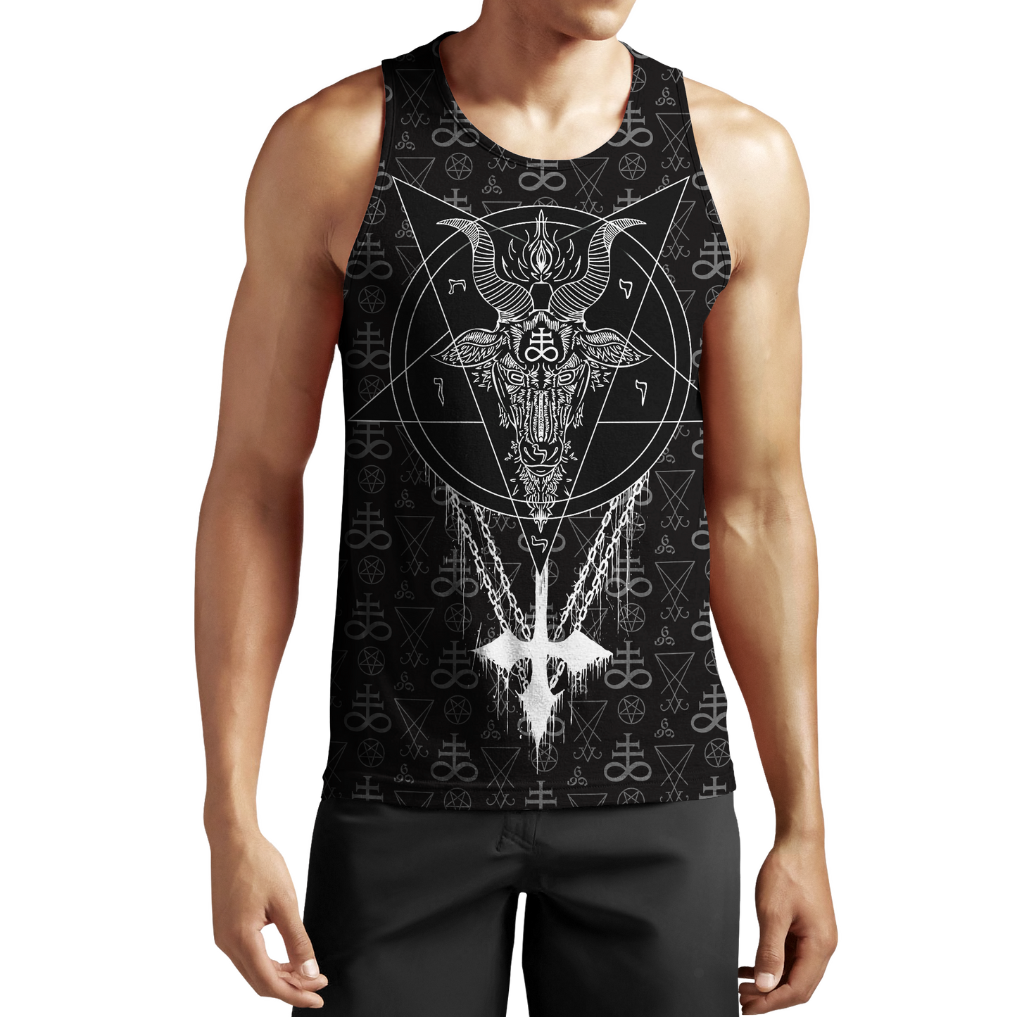 XS-XXXL Devil Skull Tank - 7 styles