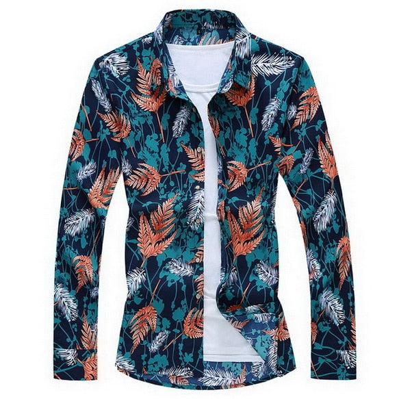 M-3XL Hawaiian Smart Shirt - 7 Colours