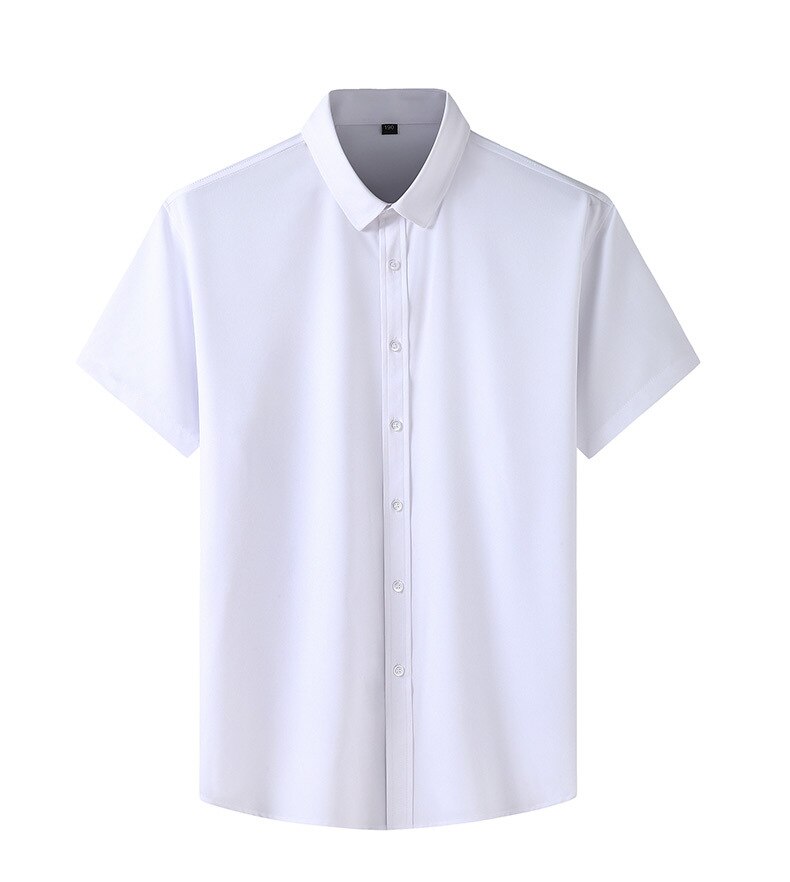 L-11XL Men's Short Sleeved Formal Shirt