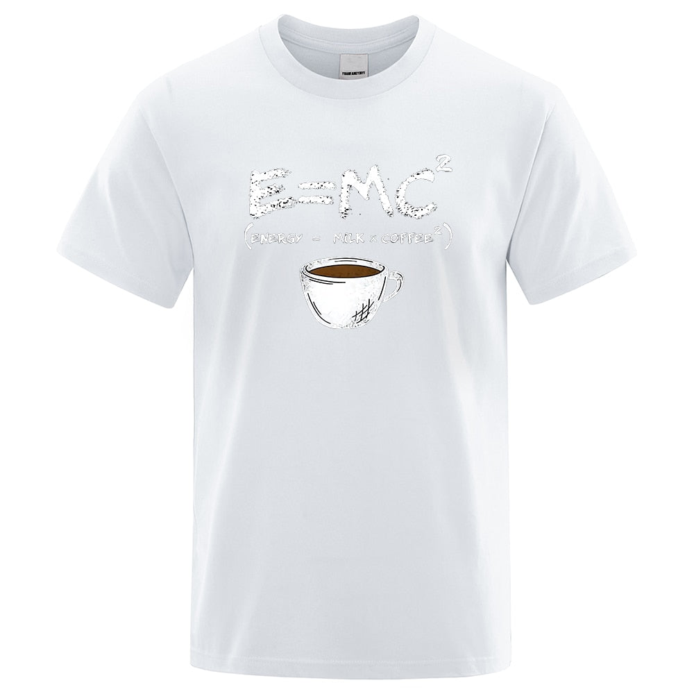 S-XXXL Energy=Milk+Coffee Tee