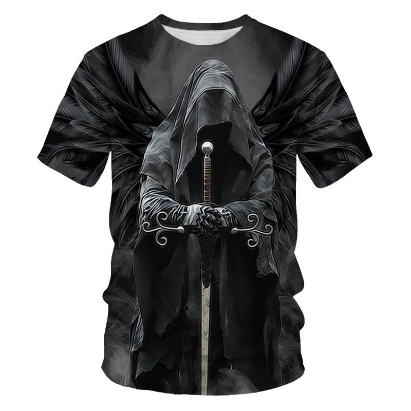 S-5XL Reaper Casual T-shirts - 8 STYLES