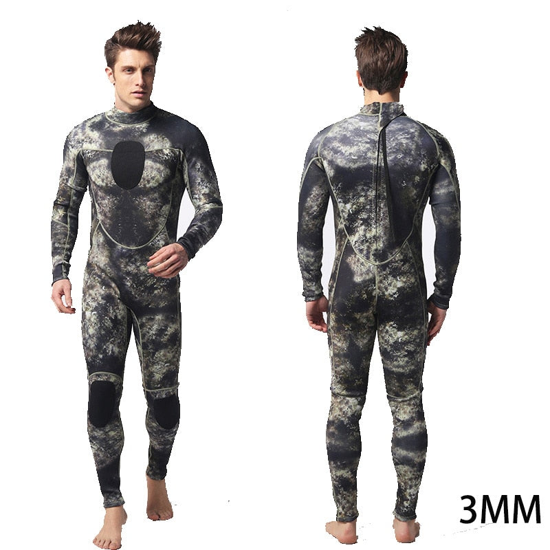 3mm Camouflage Wetsuit - 6 Colours