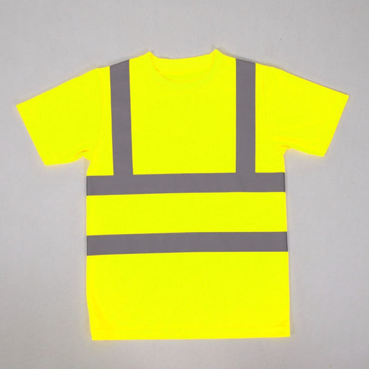 S-XXL High Visibility Safety Shirts - 3 STYLES LONG/SHORT SLEEVES