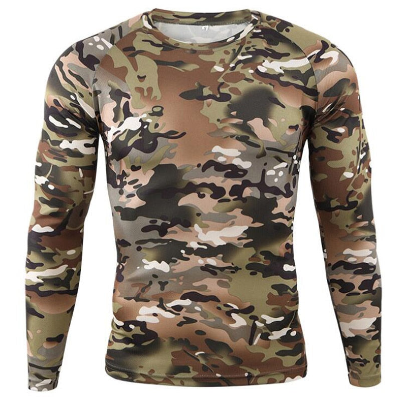 S-XXXL Quick-drying Camouflage T-shirts - MANY COLOURS