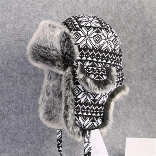 Thick Knitted Trapper Hat