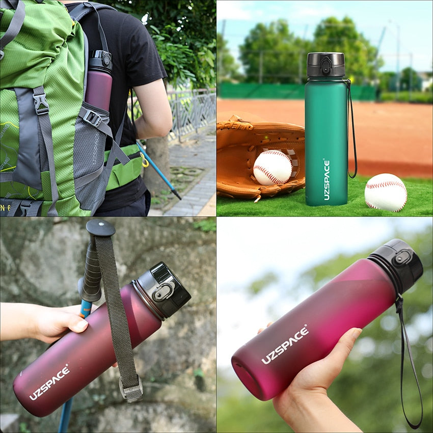 350/500/800/1000ml Sports Water Bottle - 8 colours