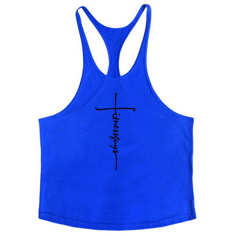 S-XL Cotton Fitness Gym Hooded Tank/Stringer - 6 COLOURS