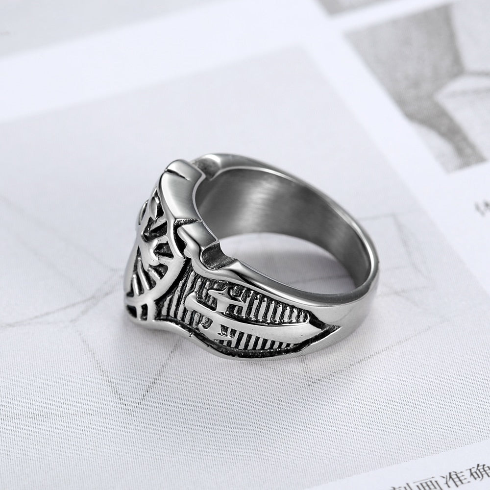Stainless Steel  Shield Ring