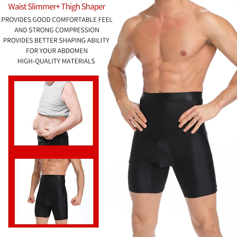 S-XXXL Men's Waist Trainer Slimming Shorts