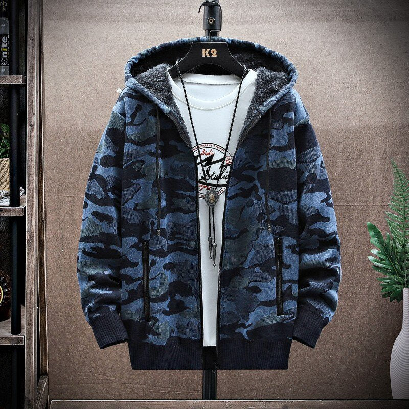 S-XXL Fleece Sweater Jacket