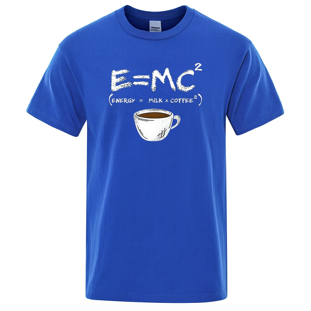 S-XXXL Energy=Milk+Coffee Tee