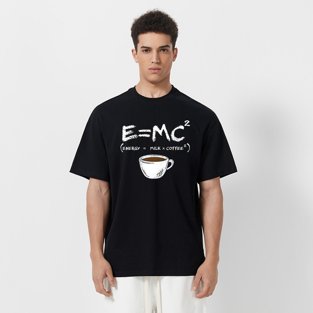 S-XXXL Energy=Milk+Coffee Tee