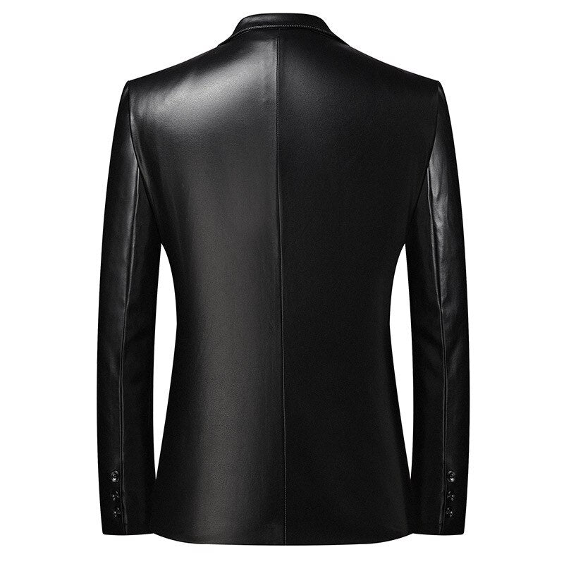 XL-7XL Black Suit Jacket