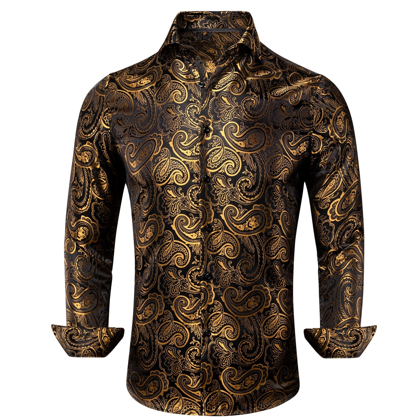 S-3XL Silk Men's Formal Shirts - 16 COLOURS