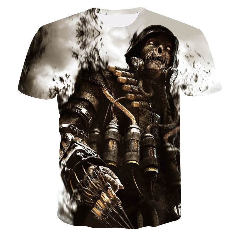 XS-4XL Zombie Warrior Tee - 4 STYLES