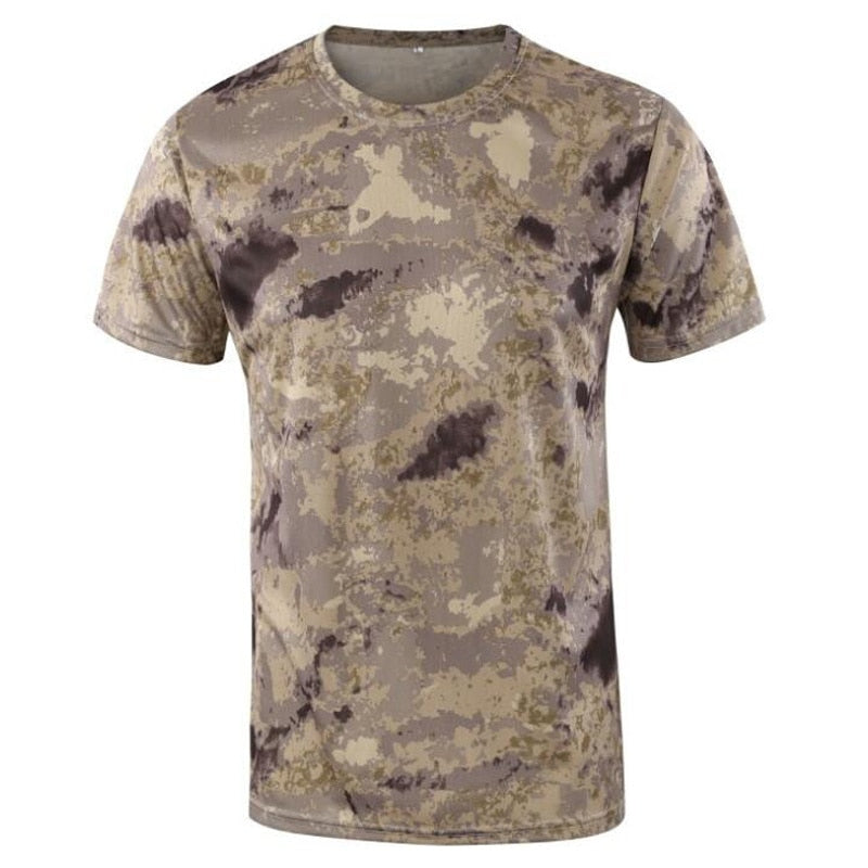 S-XXXL Quick-drying Camouflage T-shirts - MANY COLOURS