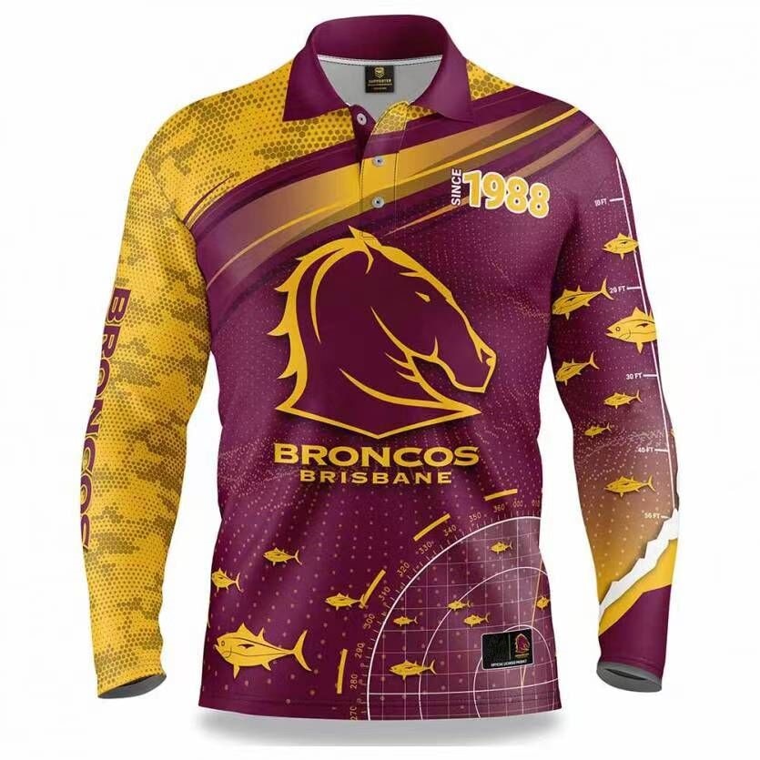 XS-4XL Australian Rugby Fishing Jersey - 8 TEAMS