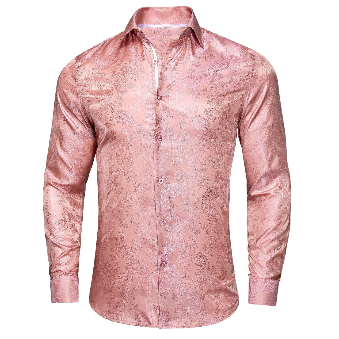 S-3XL Silk Men's Formal Shirts - 16 COLOURS