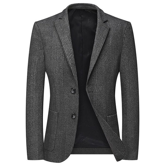 XL-7XL Striped Suit Jacket - 2 colours
