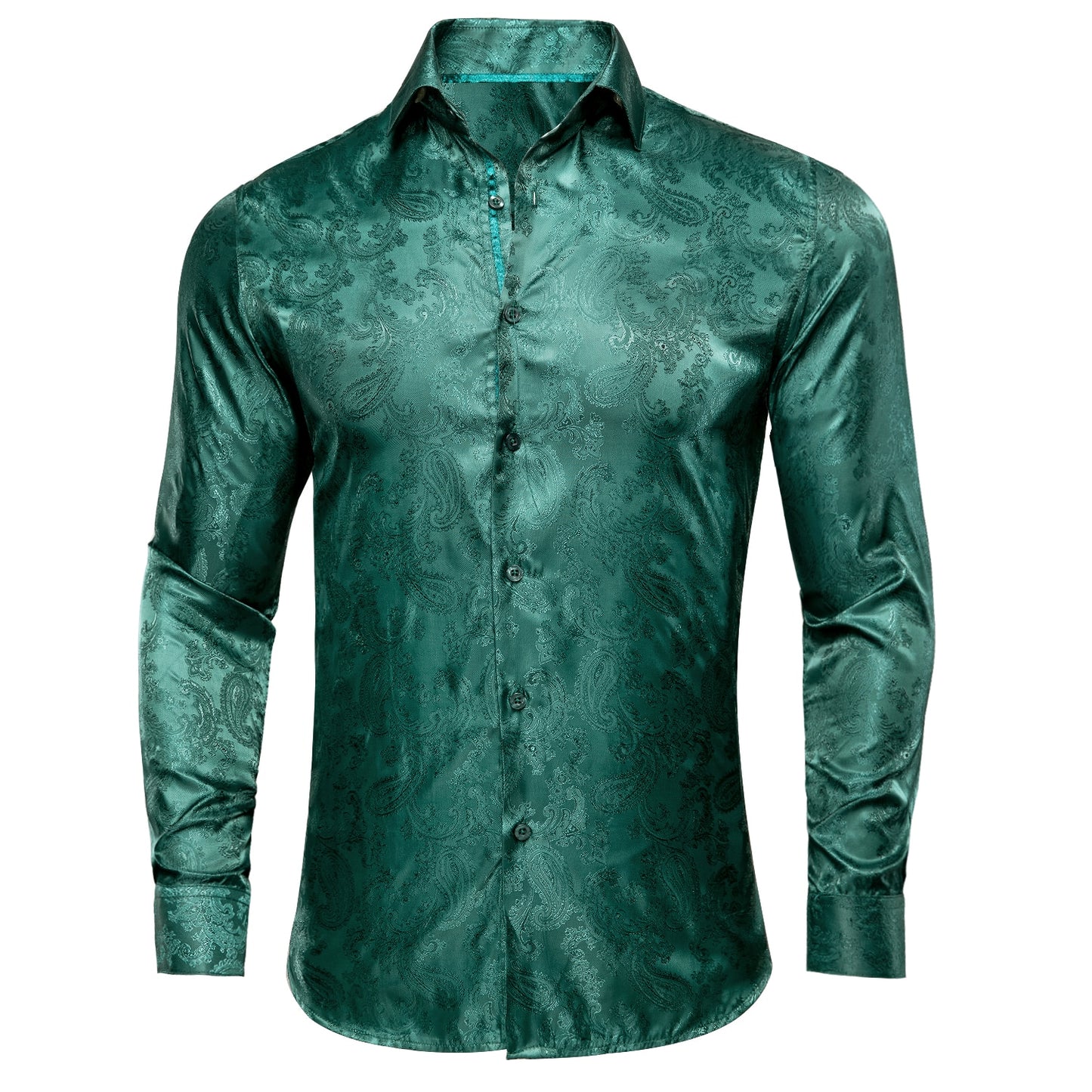 S-3XL Silk Men's Formal Shirts - 16 COLOURS