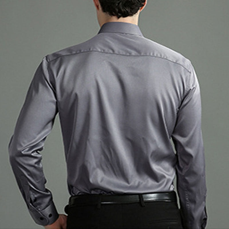 XS-5XL Elastic long-sleeved business shirt - 9 colours