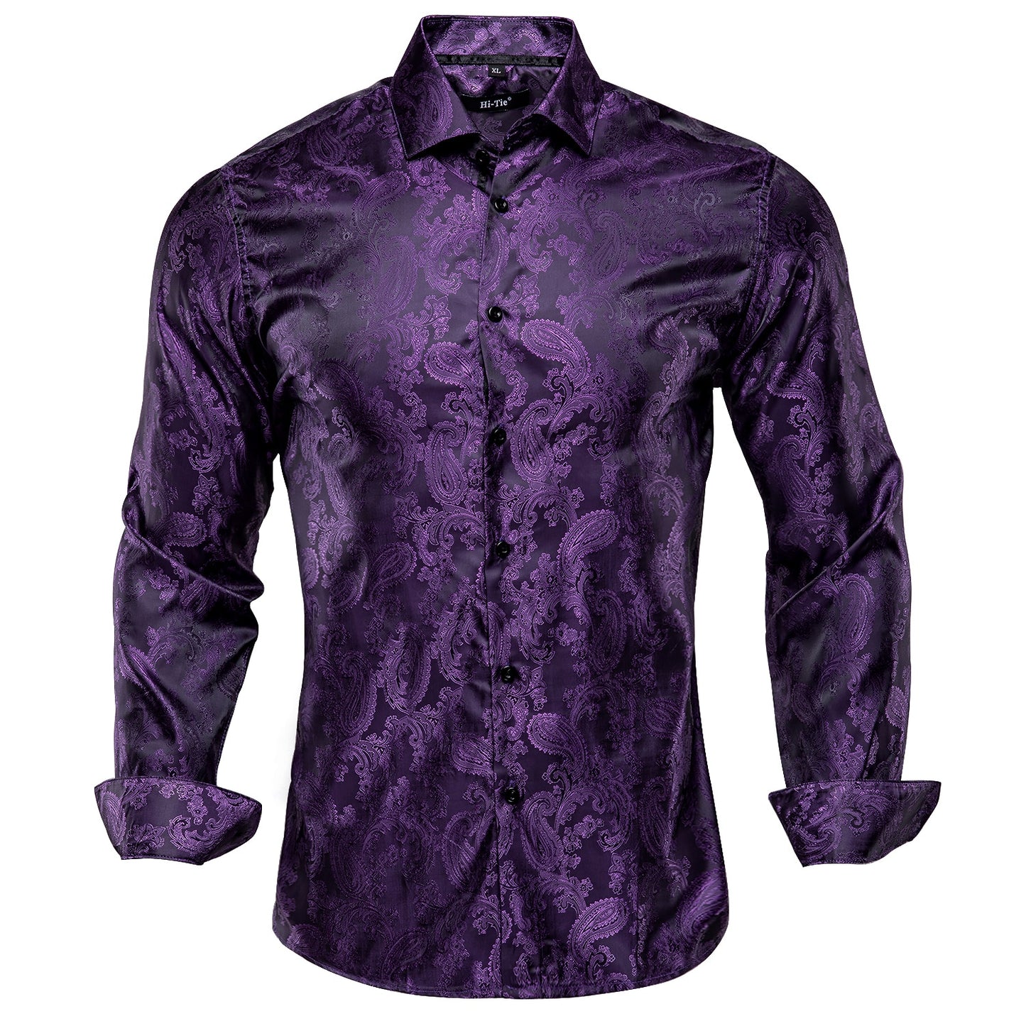 S-3XL Silk Men's Formal Shirts - 16 COLOURS