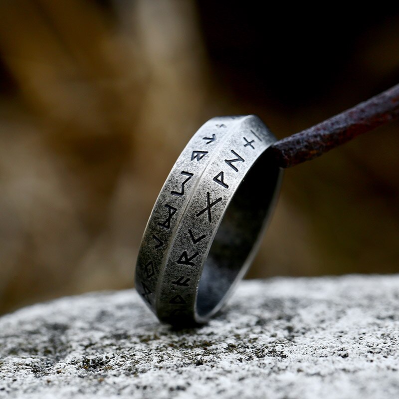 BEIER Viking Style Gothic Stainless Steel Ring