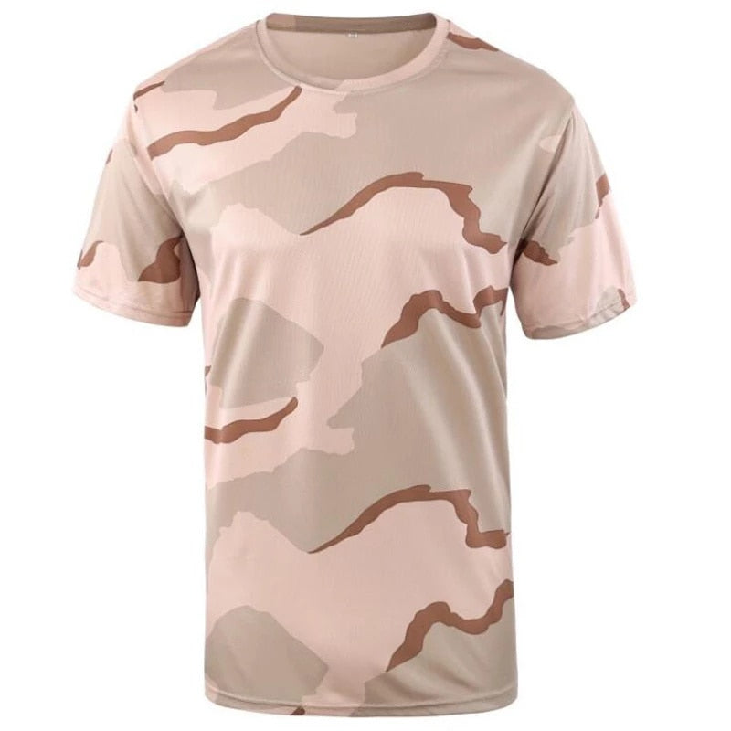 S-XXXL Quick-drying Camouflage T-shirts - MANY COLOURS