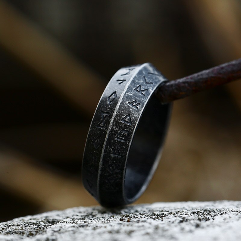 BEIER Viking Style Gothic Stainless Steel Ring