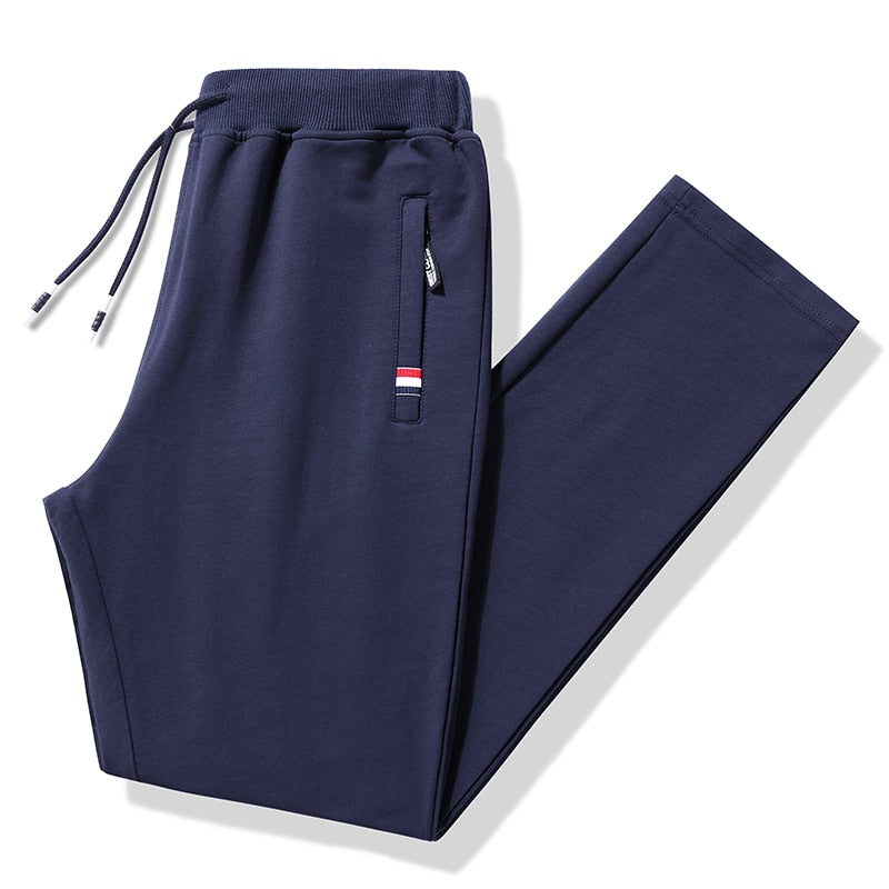 S-7XL Elastic Waist Cotton Track Pants- cuffed or straight leg-4 colours