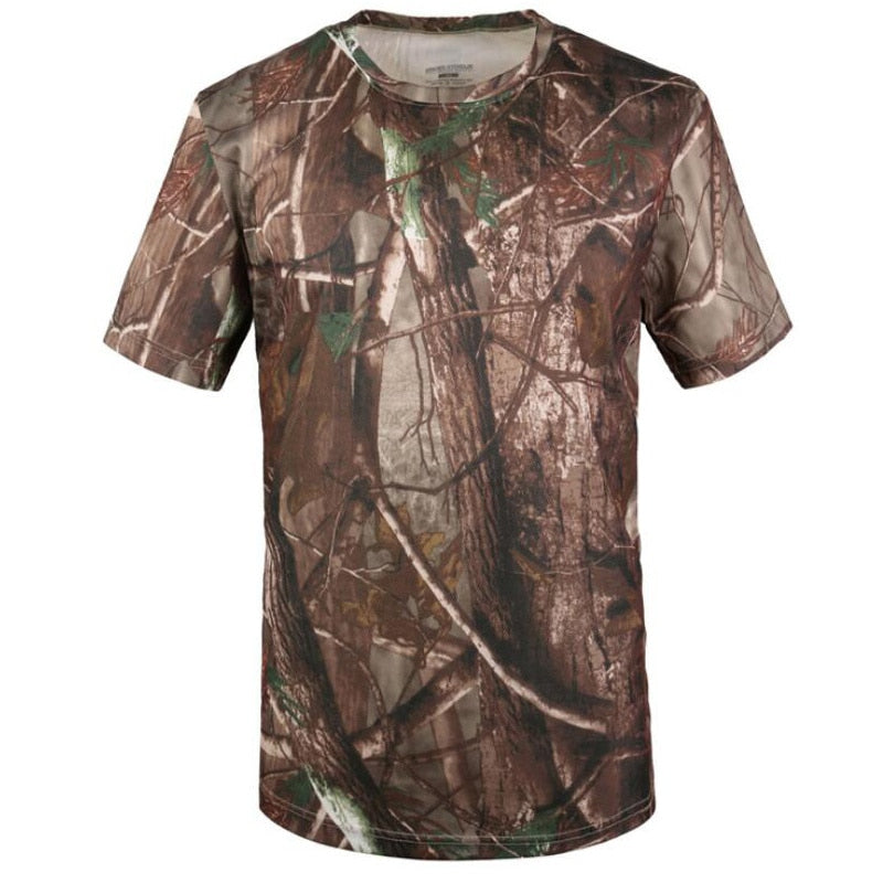 S-XXXL Quick-drying Camouflage T-shirts - MANY COLOURS