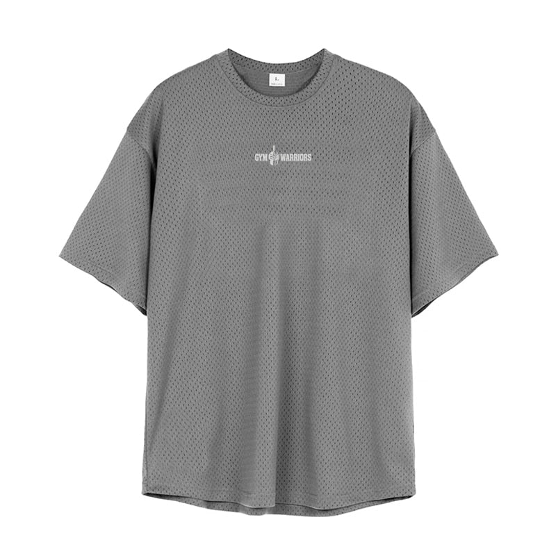 M-3XL Men's Mesh Oversized Sporting T-shirt - 4 COLOURS