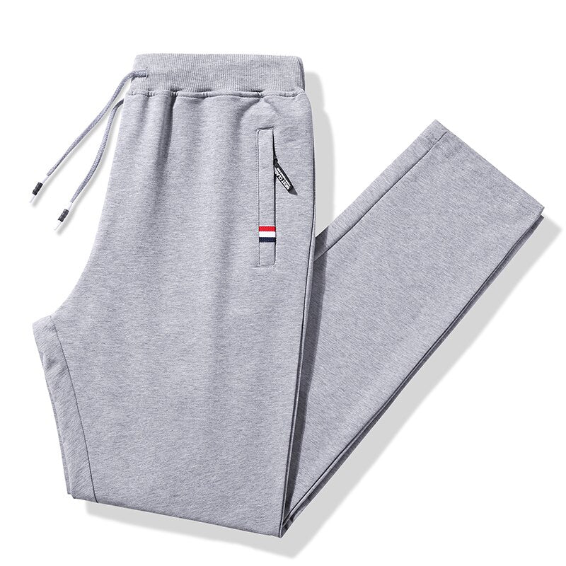 S-7XL Elastic Waist Cotton Track Pants- cuffed or straight leg-4 colours