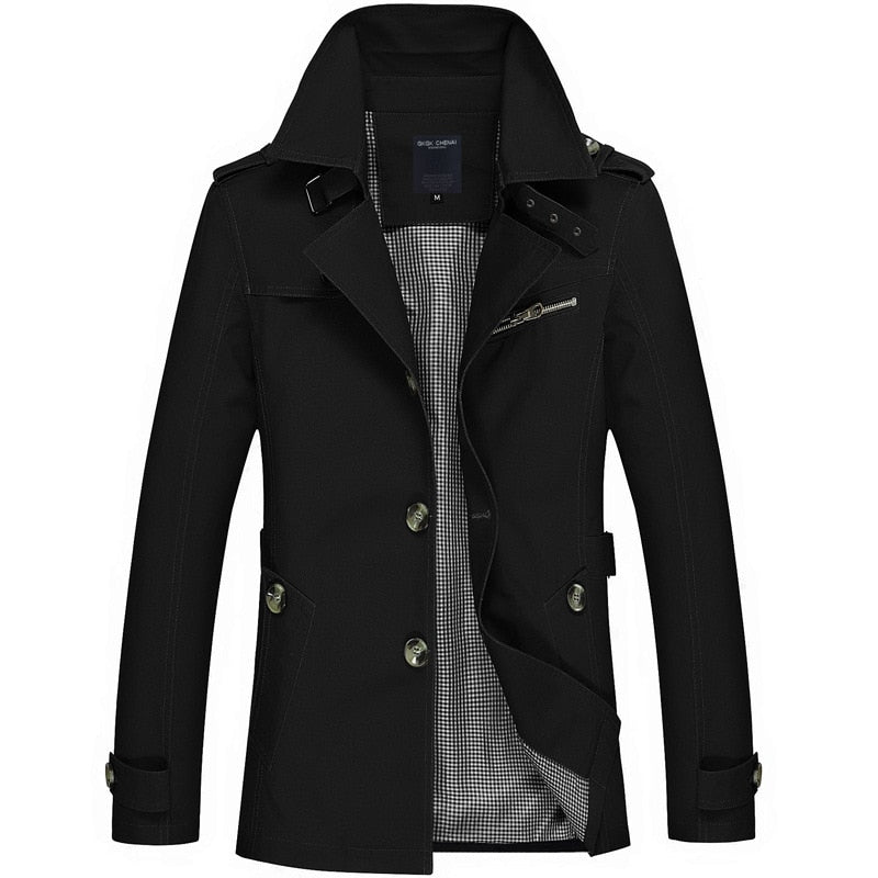 XS-4XL Overcoat Trench - 5 COLOURS