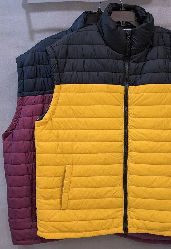 7XL-13XL Sleeveless Winter Jackets - 4 colours