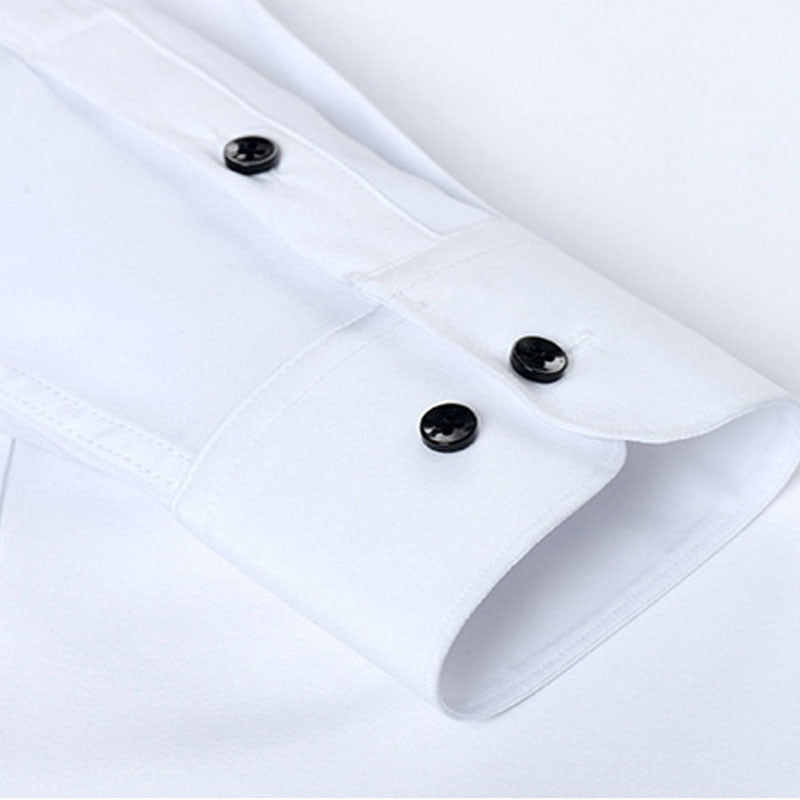 XS-5XL Elastic long-sleeved business shirt - 9 colours